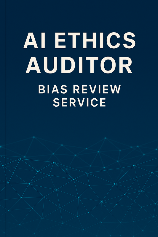 AI Ethics Auditor Bias Review Service